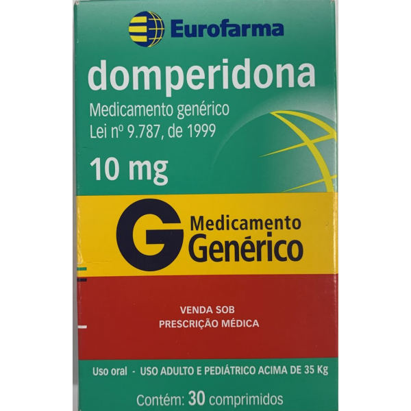 Domperidona 10mg - 30 Comprimidos
